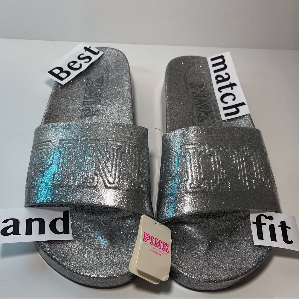 PINK Victoria’s Secret S M L LOGO WATER SLIDES